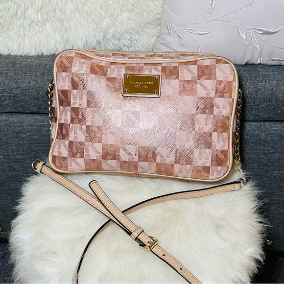 MICHAEL Michael Kors Large Jet Set Rode Gold Crossbody Bag✨ - Picture 4 of 12